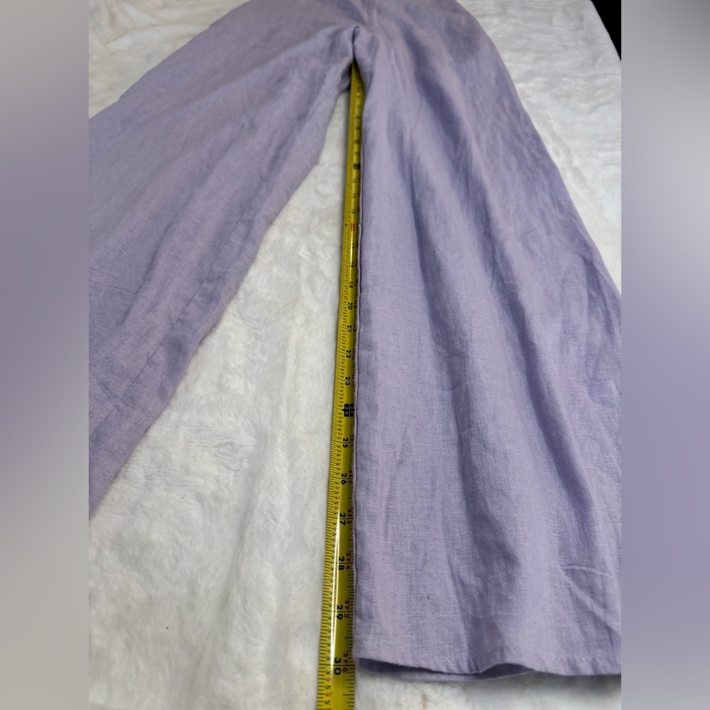 Forever 21 Lavender Linen Blend Wide Leg Jumpsuit XS NWT - Picture 13 of 14